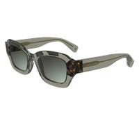 LONGCHAMP Donna LO749S 311 Occhiali da sole Acetato Verde Cat Eye Normale