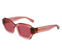 LONGCHAMP Donna LO749S 613 Occhiali da sole Acetato Rosa Cat Eye Normale