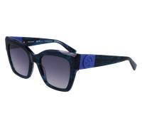 LONGCHAMP Donna LO762S 407 Occhiali da sole Acetato Blu Squadrata Normale