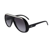LONGCHAMP Donna LO664S 43468 001 Occhiali da sole Plastica Nero Grigio Pilot Normale Sfumato