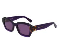 LONGCHAMP Donna LONGCHAMP LO749S 505 Occhiali da sole Acetato Viola Cat Eye Normale Normale