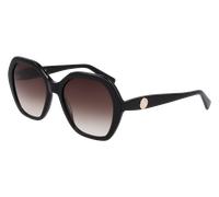 LONGCHAMP Donna LONGCHAMP LO759S 001 Occhiali da sole Acetato Nero Squadrata Normale Normale