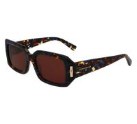 LONGCHAMP Donna LONGCHAMP LO765S 431 Occhiali da sole Acetato Blu Squadrata Normale