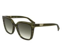 LONGCHAMP Donna LONGCHAMP LO772S 308 Occhiali da sole Acetato Verde Farfalla Normale