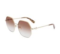 Longchamp Gold Metal Sunglasses
