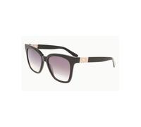 LONGCHAMP Donna LO696S 001 Occhiali da sole Acetato Nero Viola Squadrata Normale Fotocromatiche