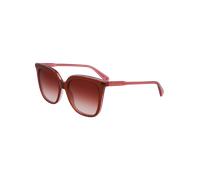 LONGCHAMP Donna LO728S 207 Occhiali da sole Acetato Marrone Marrone Squadrata Normale Normale