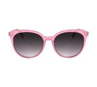 Longchamp Lo752s N Occhiali Da Sole Donna Rosa Rotondo Grigio 55mm