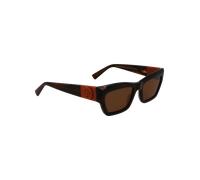 LONGCHAMP Donna LO763S 211 Occhiali da sole Acetato Marrone Squadrata Normale