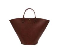 Longchamp - Tote in Pelle Granulata - - Bags - Donna - Marrone - ONE SIZE