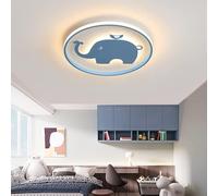 LONGDU Plafoniera da incasso a forma di elefante cartone animato, lampade da soffitto a LED for cameretta dei bambini, dimmerabile vicino alla plafoniera for cameretta dei bambini, camera da letto del