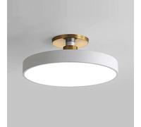 LONGDU Plafoniera minimalista moderna in stile nordico, lampada da soffitto rotonda in acrilico a forma semplice a LED, plafoniera da incasso, for soggiorno sala da pranzo studio villa camera da letto