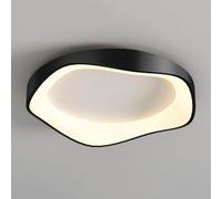 LONGDUOU Lampada da soffitto nordica, Calda e Romantica, a LED, Semplice e Luminosa, for la casa, con dimmer Tricolore, Luce Piatta for corridoio, Camera da Letto, Veranda(Dark,42cm)