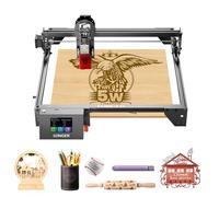 LONGER 5W Incisore Laser, con Schermo a Colori da 3.5" e Controllo Offline, Area di Lavoro 40x40cm per Incisione su Metallo/Legno/Vetro/Acrilico