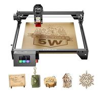 LONGER Laser Graviermaschine, 5000 mw Laserleistung mit Farb-Touchscreen, 4 in 1 Offline Laser Cutter, CNC Laserghiaia, 10000 mm/min Lasergravurmaschine für Holz/Glas/Acryl