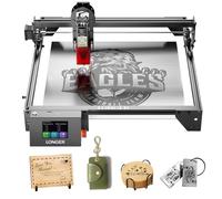 Longer Macchina Incisore Laser, Potenza Laser da 10W, Touchscreen a Colori da 3,5", Controllo Offline tramite App, Strumento per Incisione su Metallo/Vetro/Legno, Area di Lavoro 400x400 mm