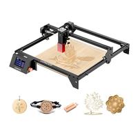 LONGER Macchina per incisione laser da 5 W, 60 W, con touch screen a colori da 3,5", funzionamento offline, 10000 mm/min, incisione rapida per legno, vetro, metallo, pelle (400 x 400 mm)