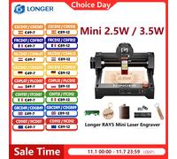 LONGER Macchina per incisore per incisione laser RAY5 mini ad alta velocità co2 CNC Legno Pelle Stampante per intaglio del metallo Protable KIT Strumenti fai da te