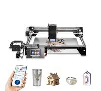 Longer RAY5 laser 40W, taglio veloce fino a 24.000 mm/min, schermo touch 3,5", controllo app offline, macchina laser fai-da-te per incisione e taglio su metallo, vetro e legno.