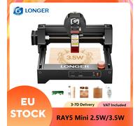 LONGER RAY5 Mini 2.5W / 3.5W Incisore Laser 0.04mm Laser Spot Touch Screen Macchina da taglio per incisione Area di lavoro 130*140mm WIFI LONGER RAY5 Mini 2.5W