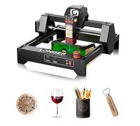 Longer Ray5 Mini incisore laser 12000 mm/min ad alta velocità per legno, metallo, acrilico, pelle, fai da te CNC, area di incisione 140 x 130 mm, WiFi, arresto di emergenza sicurezza (3,5 W)