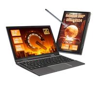 LONGEVINCE Mini computer portatile 2 in 1 da 10,95 pollici, touch screen 2000 x 1200, Celeron N95(fino a 3,4 GHz), 16 GB DDR5, 960 GB SSD,Windows 11, 2X Type - C, BT 5.0 (grigio, 16G + 960G SSD