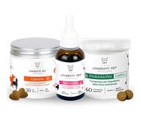 Longevity Pet ProbioticPet Gatto + DermaPet + Calma Pet