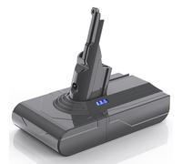 LONGFIT 8000mAh Batteria per Dyson V8 Absolute, Animal, Fluffy, Parquet, Motorhead Aspirapolvere sans Fil, SV10 Li-ION Batteria con Filtro, Spazzola, Cacciavite & Viti
