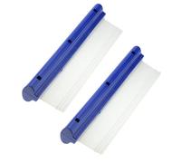 LONGFITE Confezione da 2 Lame Antiscivolo AntiGraffio per Auto Lame Morbide in Silicone per Pulizia Auto Acqua Tergivetro AntiGraffio Raschietto a Tre Strati per Accessori per la Pulizia Auto 30 cm