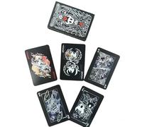 LongGenius Hollow Knight Silksong Carte da gioco | 54 carte in bianco e nero tema, giochi di poker per i fan