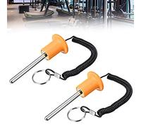 LONGHAO 2 PCS,Perno del Pacco Pesi,Perno per Pesa Pesi Accessori,Perno di Peso,con Accessori per Attrezzature per L'Allenamento con Coulisse,Perno Magnetico per Impilare I Pesi,per Palestra