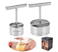 LONGHAO 2 Pz,Acciaio Inossidabile Leva Torsoli,Snocciolatore Di Mele,Mela Corer,Levatorsoli Mela,Togli Torsolo Mela,Mela O Pera Core Remover Strumento,Per La Lavorazione Della Frutta