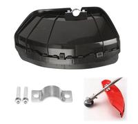 LONGHAO Protezione Per Decespugliatore,Scudo Di Protezione Decespugliatore,Parasassi Universale Per Decespugliatore,Con 2 Viti,Per Decespugliatore Tosaerba Trimmer,Con Un Diametro Di 28 mm (nero)