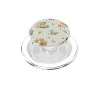 Longhorn - Acquerello da fattoria, vitello, vitello PopSockets PopGrip per MagSafe