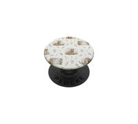 Longhorn Mucca Vitello Polli Casale Occidentale Acquerello PopSockets PopGrip Adesivo