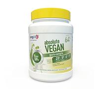 LongLife® Absolute Vegan | Proteine vegetali da pisello e riso 64% con Inulina | Crescita e mantenimento della massa muscolare | Benessere delle ossa | Vaniglia | 15 dosi | Vegano e senza glutine