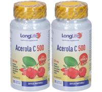 Longlife Acerola C500 Arancia 30 Compresse 2x30 pz Compresse masticabi