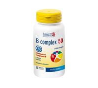 LongLife B Complex 50 Integratore di Vitamine del Complesso B, 60 Tavolette