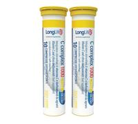 LONGLIFE C complex 1000 - integratore di vitamina c 20 compresse effervescenti