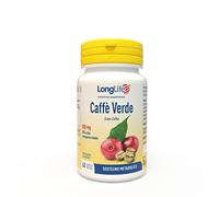 LongLife® Caffè Verde | Estratto titolato al 50% in Acido Clorogenico | Sostegno metabolico | Azione tonica e antiossidante | Fino a 2 mesi di trattamento | Vegano e Senza glutine
