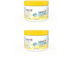 LongLife Calcium 400 Aroma Latte Compresse Masticabili 2x100 pz Compre