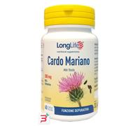 LongLife® Cardo Mariano 300 mg | Estratto vegetale titolato all'80% in silimarina | Funzione depurativa | Fino a 2 mesi di trattamento | Senza glutine e vegano