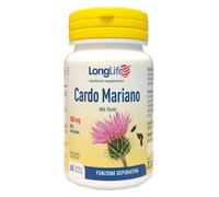 LongLife® Cardo Mariano 300 mg | Estratto vegetale titolato all'80% in silimarina | Funzione depurativa | Fino a 2 mesi di trattamento | Senza glutine e vegano