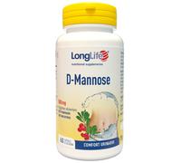 Long Life Integratore D-Mannosio 500 mg per vie urinarie - 60 capsule