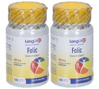 LongLife® Folic 2x100 pz Compresse
