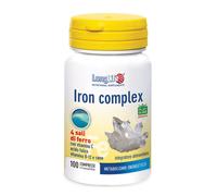 Long Life – Integratore Iron Complex – Ferro e Vitamine – 100 compresse