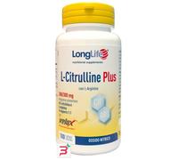 LongLife® L-Citrulline Plus | con L citrullina e L arginina rapporto 1:1 | Ossido nitrico | Energia per lo sport | Mix brevettato Velox™ | 100 capsule vegetali | Senza glutine e vegano