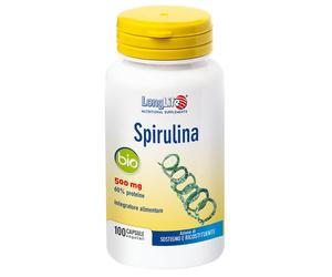 LongLife LONGLIFE SPIRULINA BIO 500 MG 100 CAPSULE VEGETALI