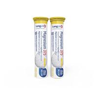 LongLife Magnesium 375® Fizz | Integratore di magnesio ad alta biodisponibilità | Energia e benessere | 20 compresse effervescenti | Gusto limone | Vegano e senza glutine