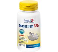 Long Life - Integratore Longlife Magnesium 375 - 375 mg, 5 sali, 100 tavolette, senza glutine